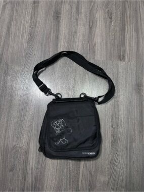 Nintendo 3DS Super Mario Bros Black Carrying Case Travel Bag